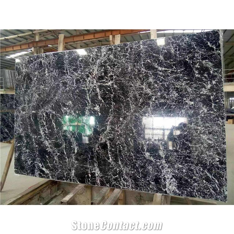 Black Symphony Black Marble Tiles