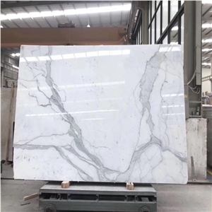 Calacatta White Gold Marble Slabs