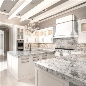 Customized Carrara White Marble Countertop