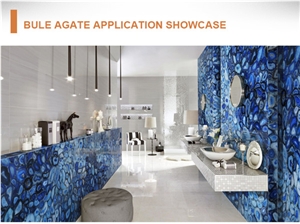 Luxury Blue Agate in Kitchen