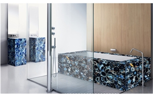 Luxury Blue Agate in Kitchen