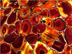 Orange Agate Semiprecious Gemstone