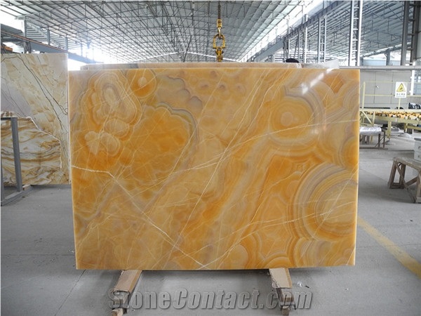 Orange Onyx for Indoor Decoration