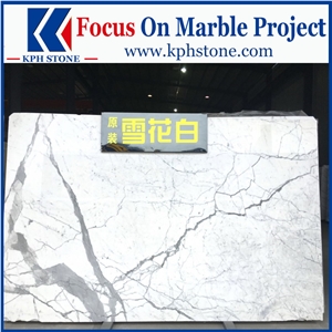 Statuario Bianco Marble Slabs