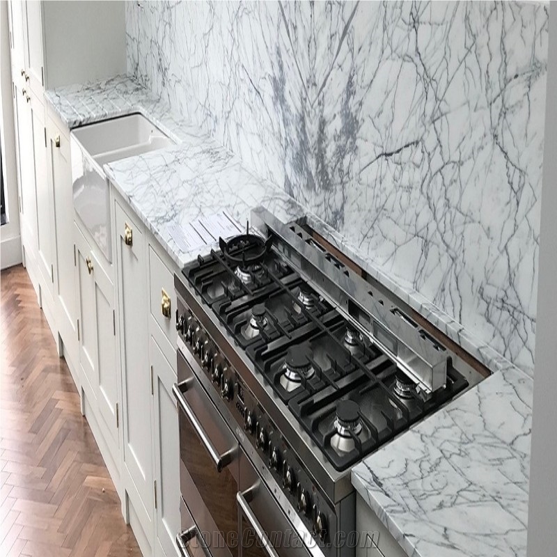 Statuario Bianco Marble Slabs