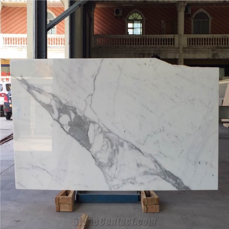 Statuario Bianco Marble Slabs