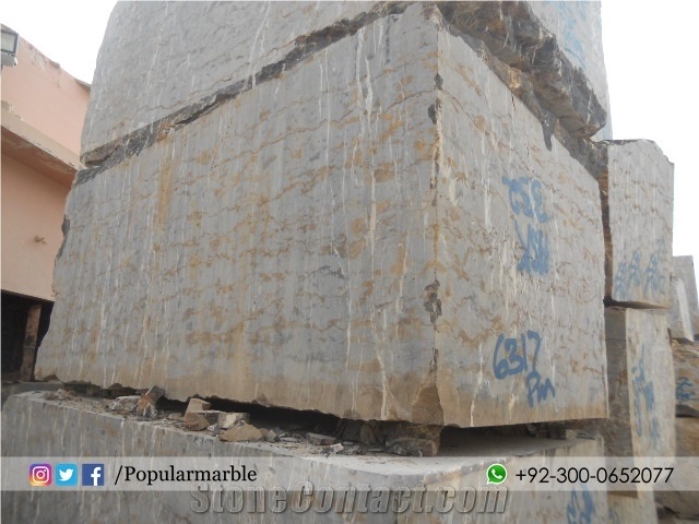 Black and Gold Marble Blocks & Boulders