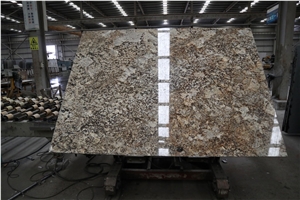 Phantom Golden Flower Granite Slabs, Tiles