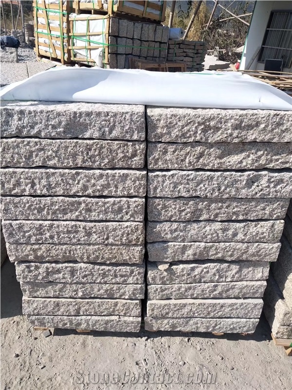 G682 Yellow Granite Palisades 5 Sides Pineappled