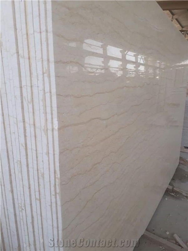 Sylvia Beige Marble Slabs