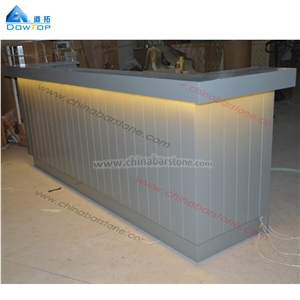 Acrylic Solid Surface Stone Reception Counter