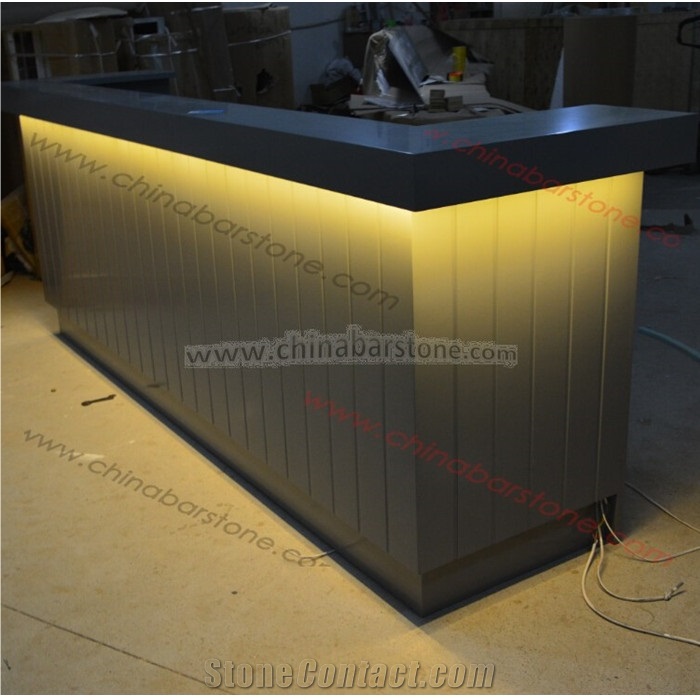 Acrylic Solid Surface Stone Reception Counter