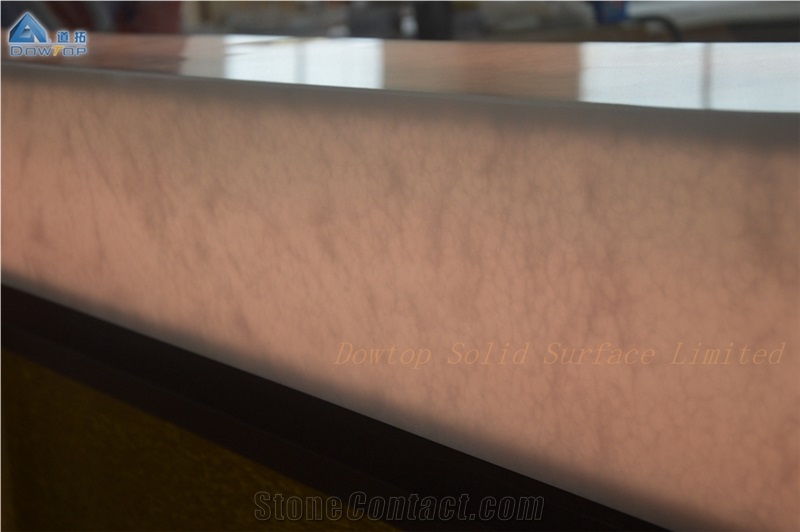 Artificial Marble Bar Countertop Led Club Wine Bar Counter