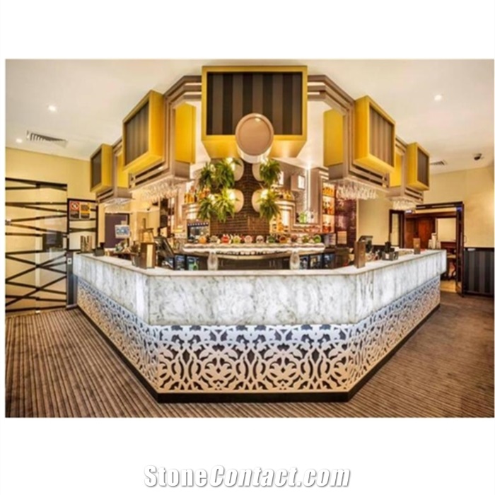 Artificial Onyx Marble Led Countertop Bar Counter