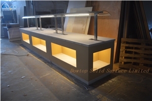 Artificial Stone Countertop Hotel Buffet Counter Artificial Stone Countertop Hotel Buffet Counter