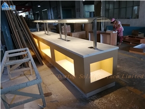 Artificial Stone Countertop Hotel Buffet Counter