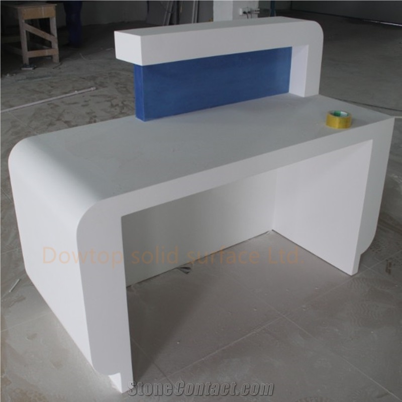 Artificial Stone Hospital Reception Front Counter