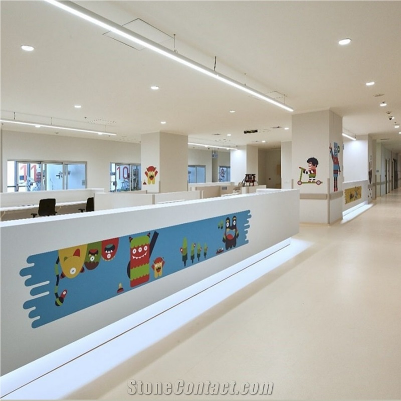 Artificial Stone Hospital Reception Front Counter