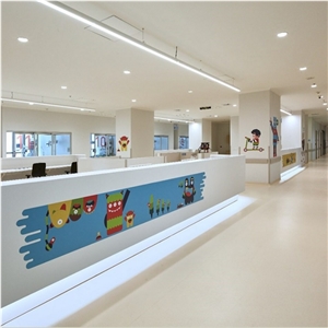Artificial Stone Hospital Reception Front Counter