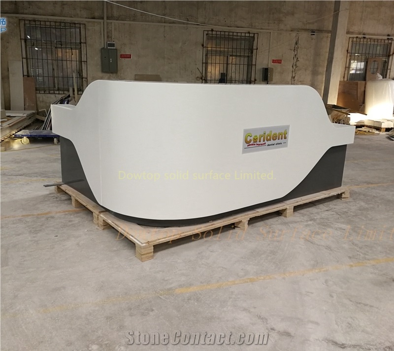 Artificial Stone Hospital Reception Front Counter