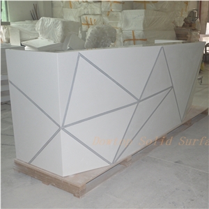 Artificial Stone Hospital Reception Front Counter