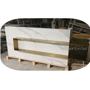 Artificial Stone Hospital Reception Front Counter