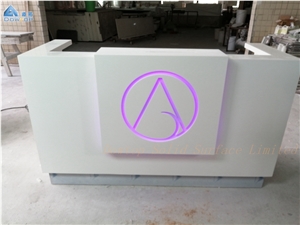 Artificial Stone Office Spa Reception Counter Top