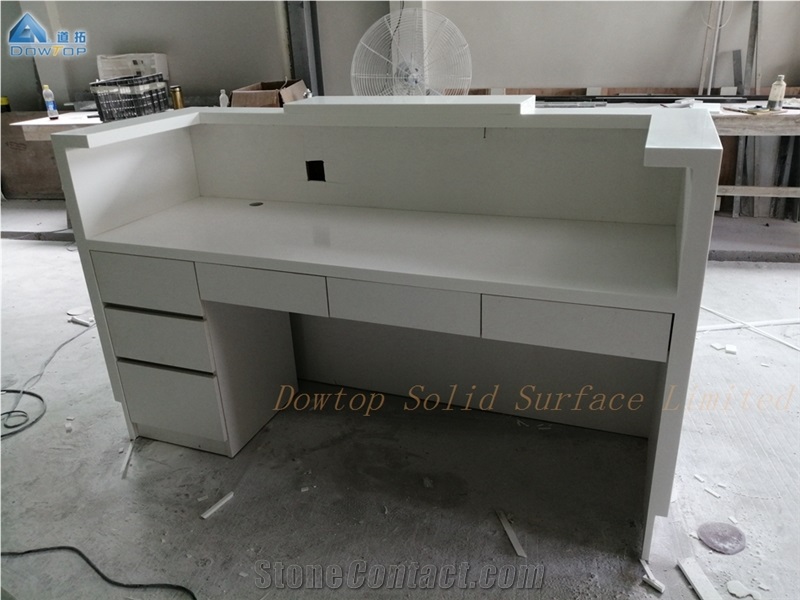 Artificial Stone Office Spa Reception Counter Top