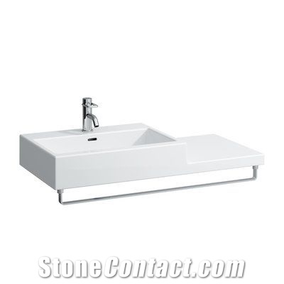 Artificial Stone White Bathroom Sink Basin