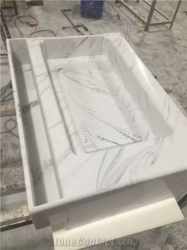 Beautiful Artificial Marble Solid Surface Wash Basins