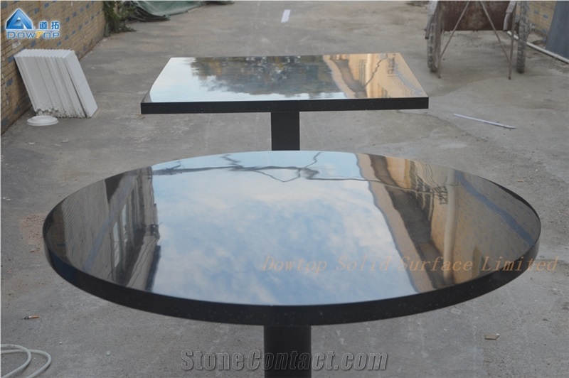Black Quartz Restaurant Table