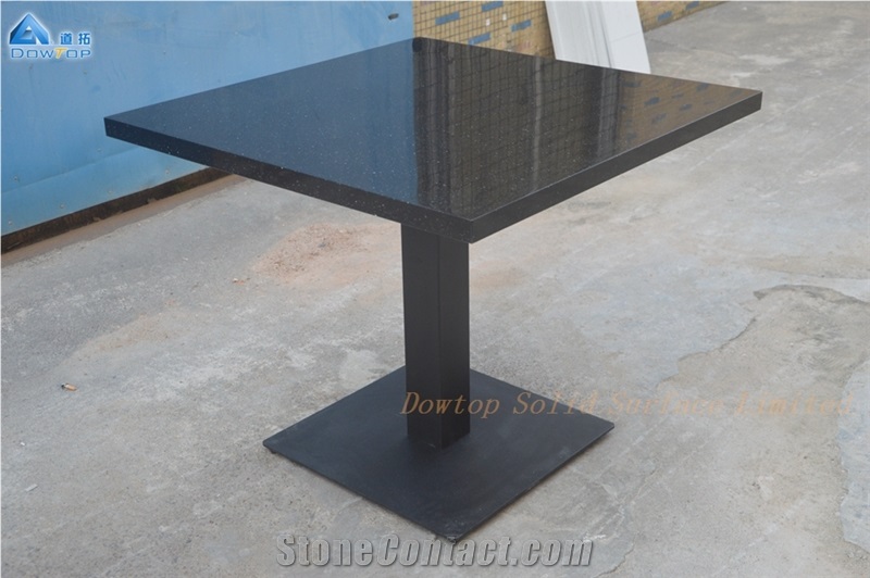 Black Quartz Restaurant Table