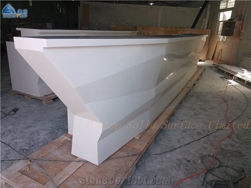 Boatshape Restaurant Bar Reception Counter Desk