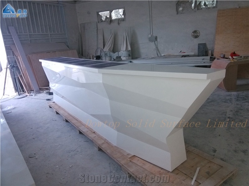 Boatshape Restaurant Bar Reception Counter Desk