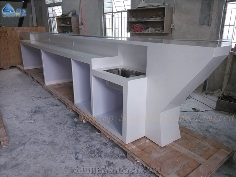 Boatshape Restaurant Bar Reception Counter Desk