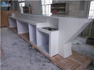 Boatshape Restaurant Bar Reception Counter Desk