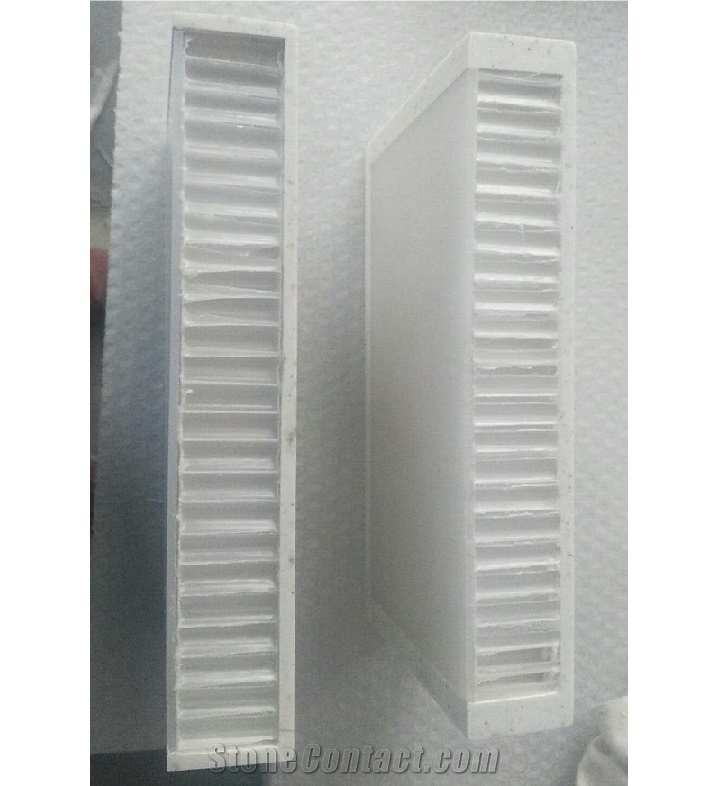 Calacatta White Artificial Quartz Stone Honeycomb Slab
