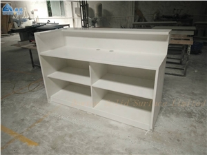 Cheap Office Furniture Glossy Reception Desk