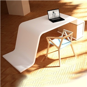 Contemporary Black Office Desk Table