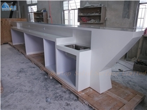 Corian Solid Surface Bar Counter Design