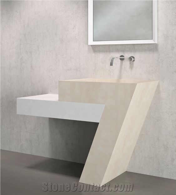 Corian Solid Surface Bathroom Wash Basin Sink