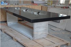 Custom Black Meeting Table Modern Design