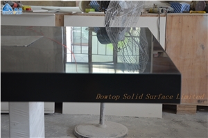 Custom Black Meeting Table Modern Design