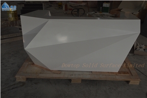 Customized Artificial Stone Reception Desk Customized Artificial Stone Reception Desk
