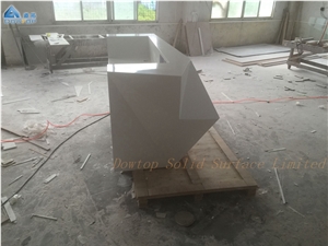 Customized Artificial Stone Reception Desk