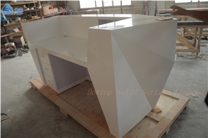 Customized Artificial Stone Reception Desk