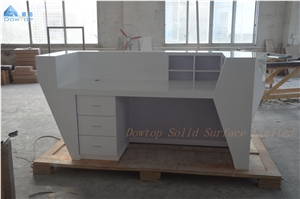 Customized Artificial Stone Reception Desk