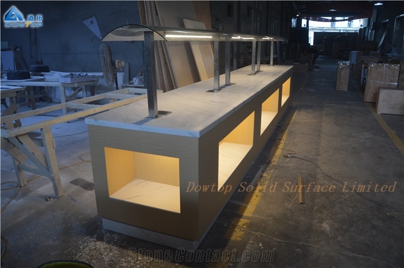 Customized Restaurant Buffet Counter Top