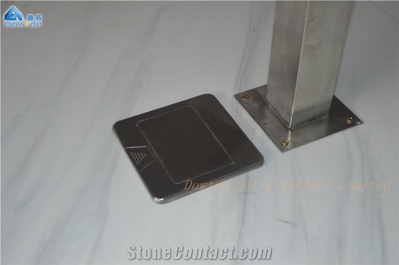 Fast Food Buffet Counter Quartz Top