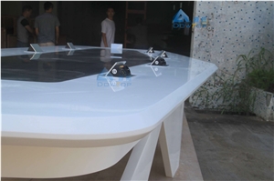 High End Corian Office Conference Meeting Table